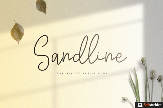 Sandline   The Beauty Script Font