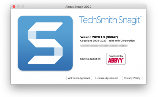 TechSmith Snagit 2020.1.3 Multilingual macOS