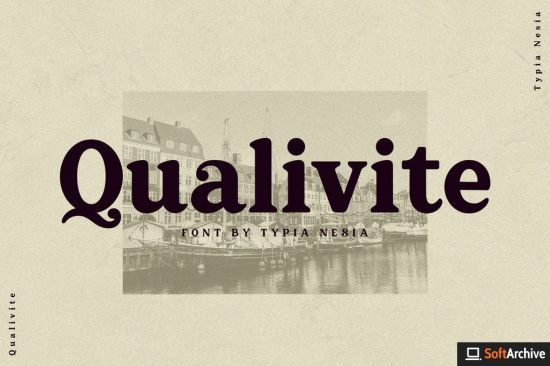 Qualivite Bold Serif Font