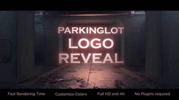 Videohive - Parking-lot Logo Reveal - 26875861 - After Effects Project Files