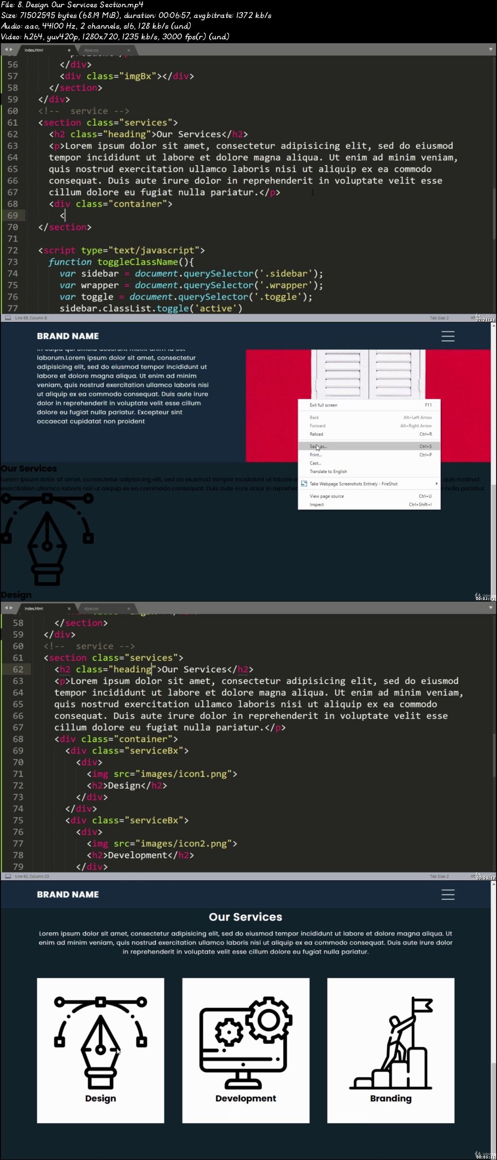 code website from scratch