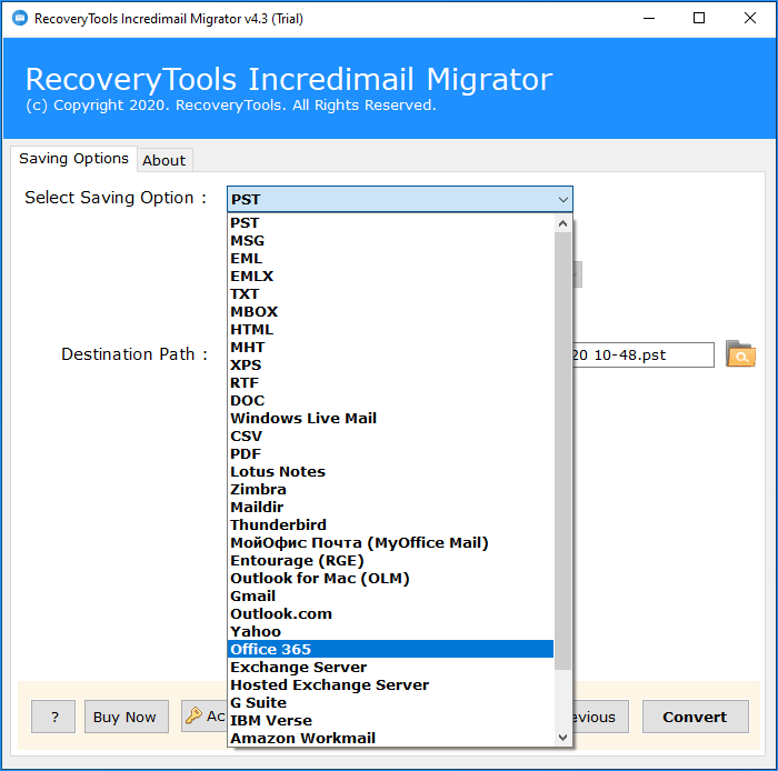 RecoveryTools MDaemon Migrator 10.7 download the new version for windows