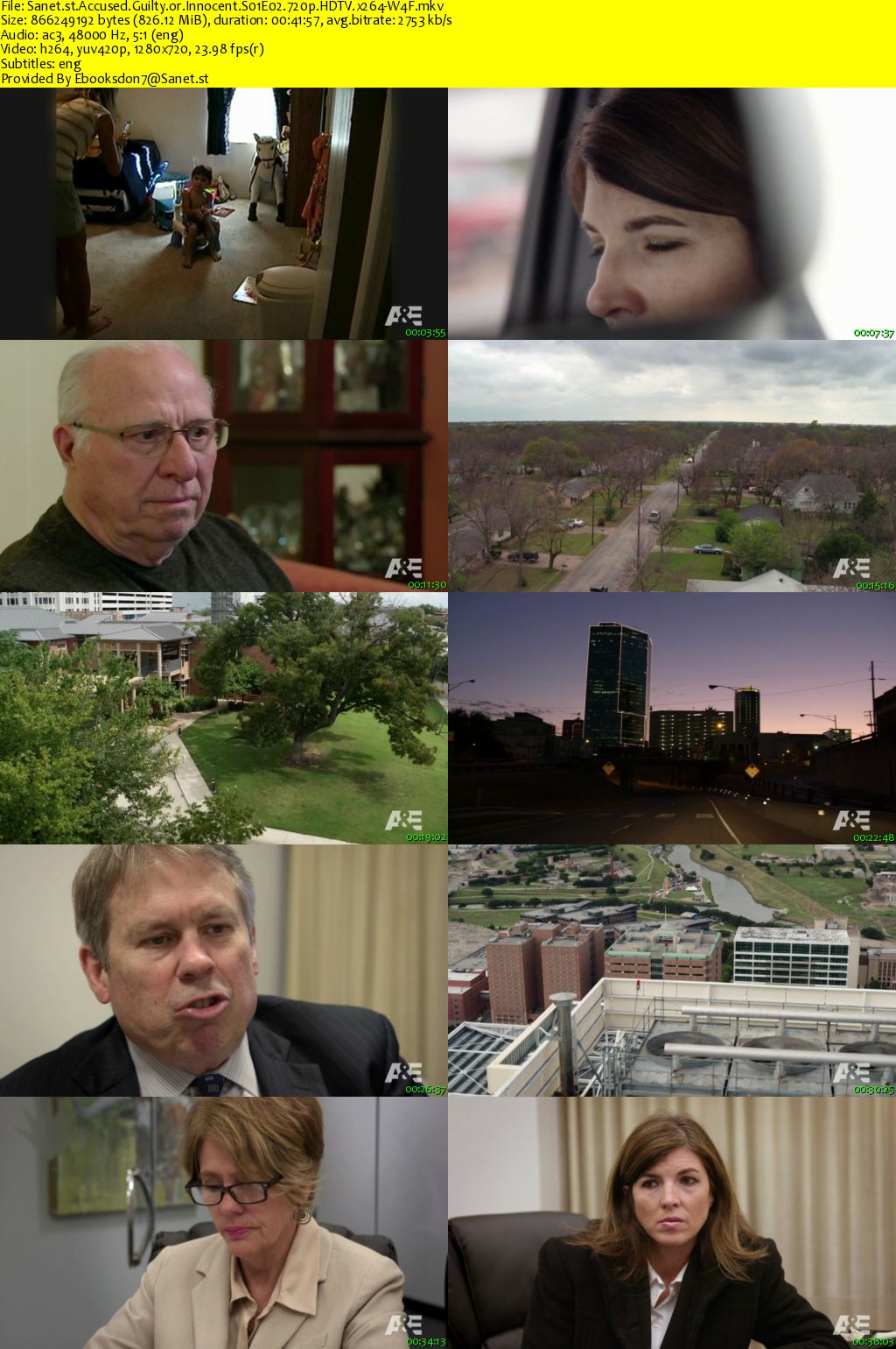Accused Guilty or Innocent S01 720p HDTV x264-MIXED - SoftArchive