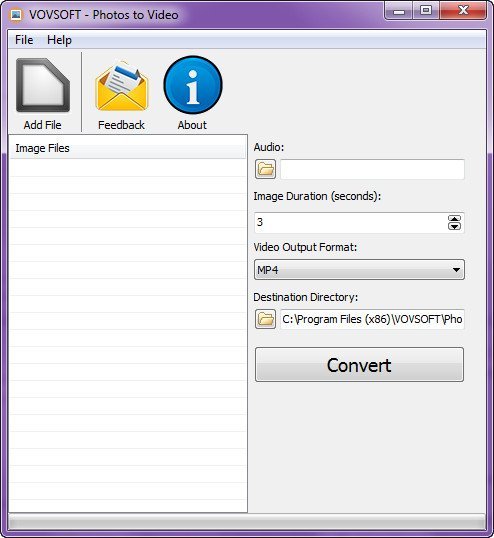 Portable VovSoft Photos to Video 1.7