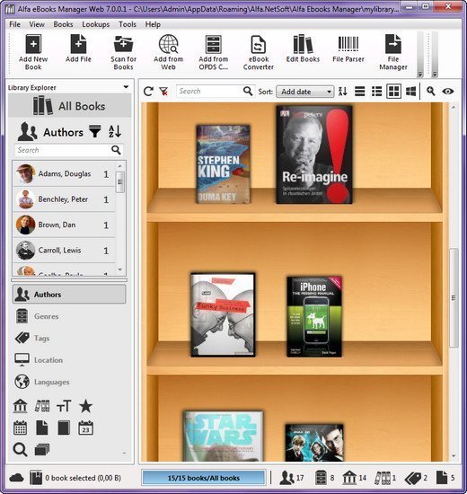 Portable Alfa eBooks Manager Pro 8.4.29.1 Multilingual