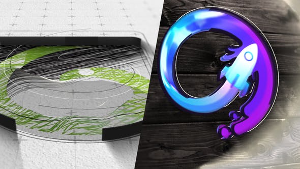 Videohive  Abstract Drawing Logo Reveal  26315936 - After Effects Project Files