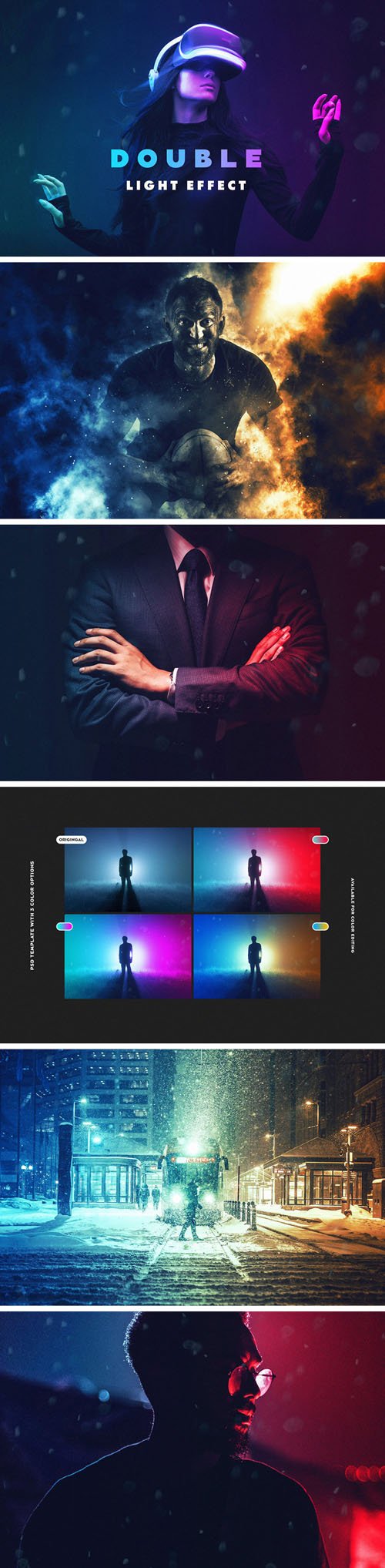 Double Light Photoshop Effect Pack