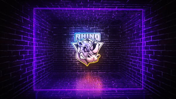 Videohive  Grunge Neon Logo  26363635 - After Effects Project Files
