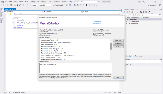 Microsoft Visual Studio Enterprise 2019 v16.6.2 (Build 16.6.30204.135) Multilingual