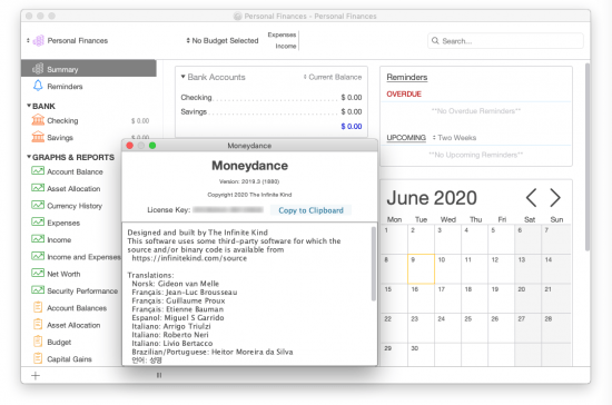 Moneydance 2019.3 (1880) Multilingual macOS