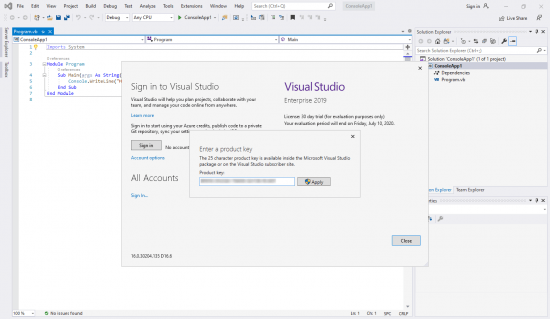 Microsoft Visual Studio Enterprise 2019 v16.6.2 (Build 16.6.30204.135) Multilingual