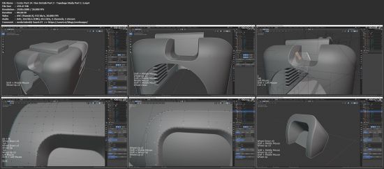  SciFi Crate Design in Blender 