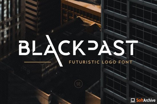 Blackpast   Futuristic Logo Font