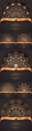 Luxury decorative background mandala gold design