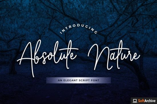 Absolute Nature Handwritten Script Font