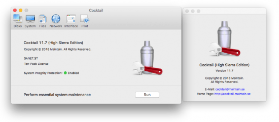 Cocktail High Sierra Edition 11.7 macOS