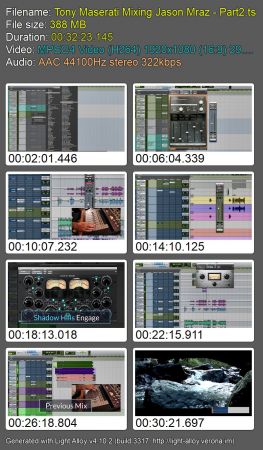 Tony Maserati Mixing Jason Mraz
