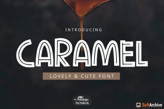Caramel Handmade Font