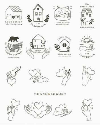 Hand Draw Logo Collection