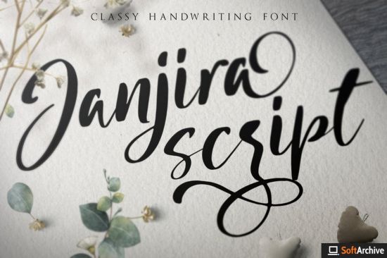 Janjira Script   Classy Handwriting Font