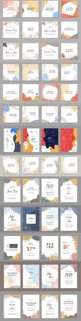 Bundle of Creative Universal Cover Vector Templates