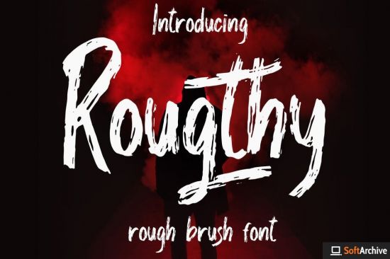 Rougthy Brush Font