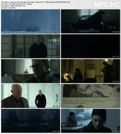 The Girl with the Dragon Tattoo 2011 1080p BluRay x265-RARBG
