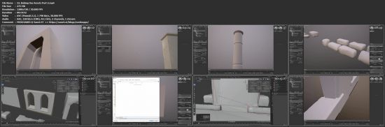 Ancient Ruins 3D Game Environment in Blender 