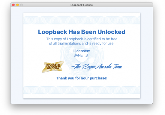 Loopback 2.1.4 macOS