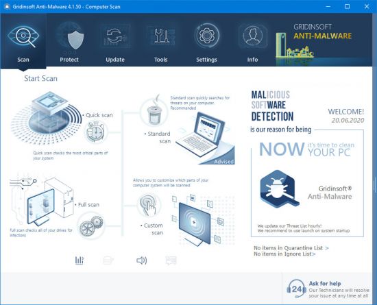 GridinSoft Anti-Malware 4.1.50 Multilingual