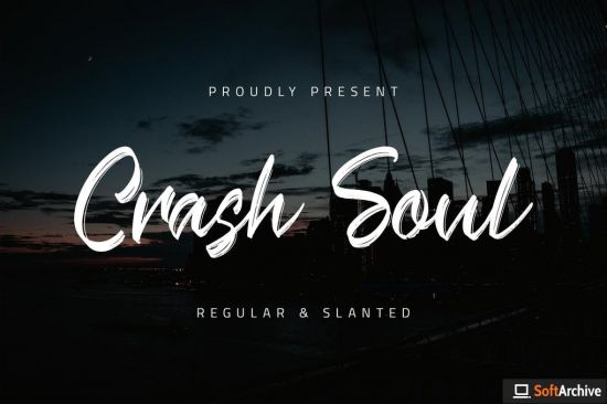 Crash Soul   Handwritten Brush Font