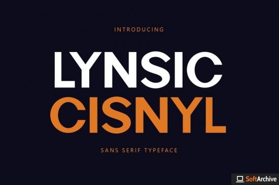 Lynsic Cisnyl   Sans Serif Font