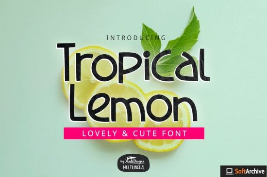 Tropical Lemon Font