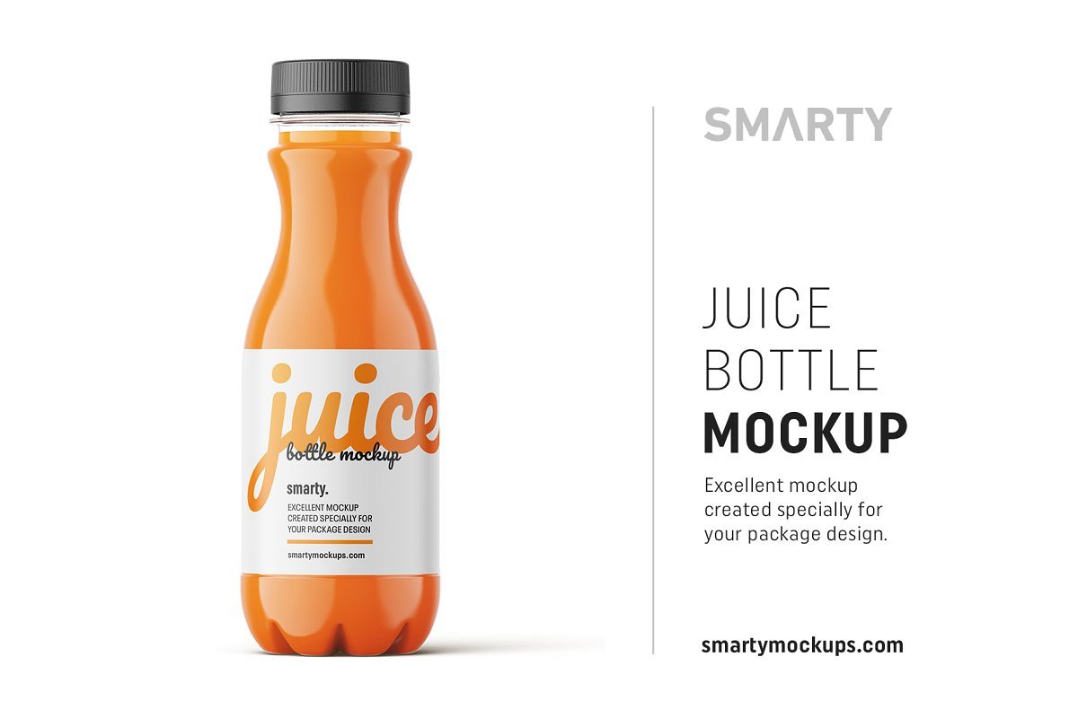 Download Download Carrot juice bottle mockup 4825987 - SoftArchive