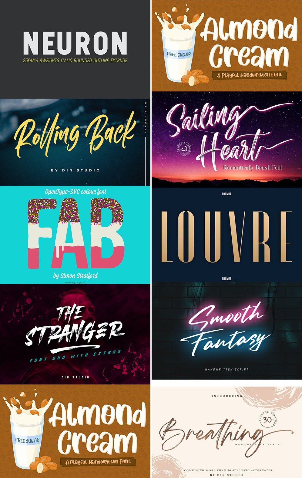 creative fonts download for photoshop