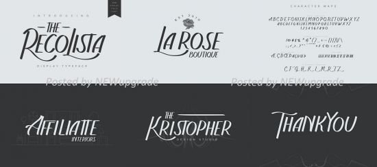 The Recolista | Display Typeface