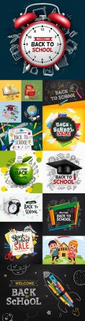 Back to school and accessories collection illustration 43