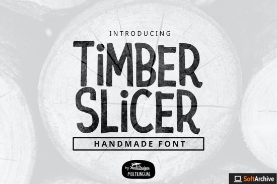 Timber Slicer Font