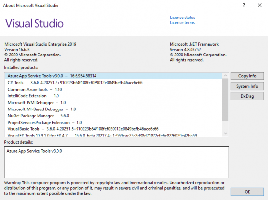 Microsoft Visual Studio Enterprise 2019 v16.6.3 (Build 16.6.30225.117) Multilingual