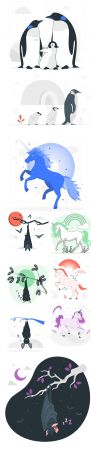Colorful Animals Collection Set Vol 4