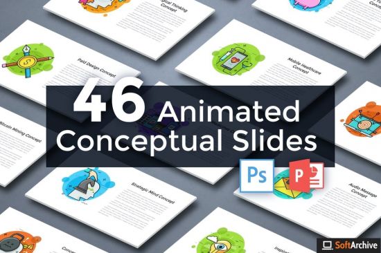 46 Animated Conceptual Slides for Powerpoint p.6