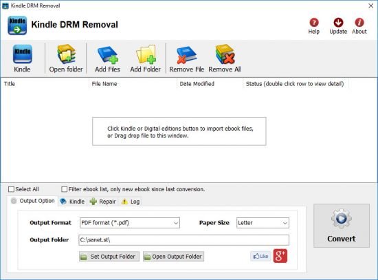 kindle ebook drm removal