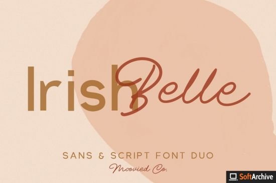 Irish Belle   Script & Sans Duo