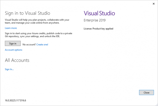 Microsoft Visual Studio Enterprise 2019 v16.6.3 (Build 16.6.30225.117) Multilingual