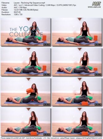 The Collective Yoga - Reclining Hip Sequence