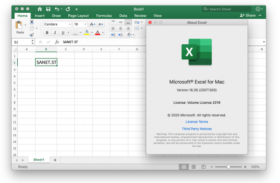 Microsoft Office 2019 for Mac 16.39 VL Multilingual