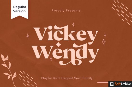 Vicky Regular   Modern Vintage Typeface