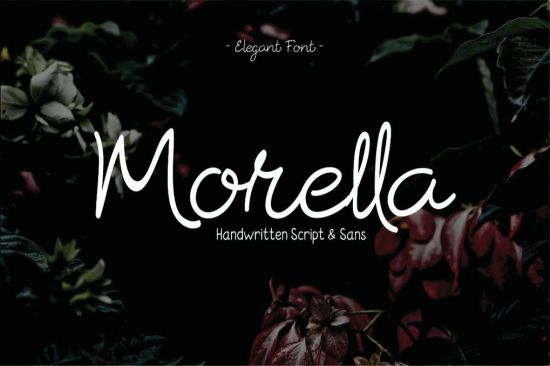 Morrella Hand drawn Script Fonts