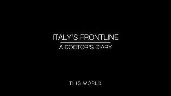 BBC This World - Italy's Frontline: A Doctor's Diary (2020) 1080p HDTV x265 AAC MVGroup