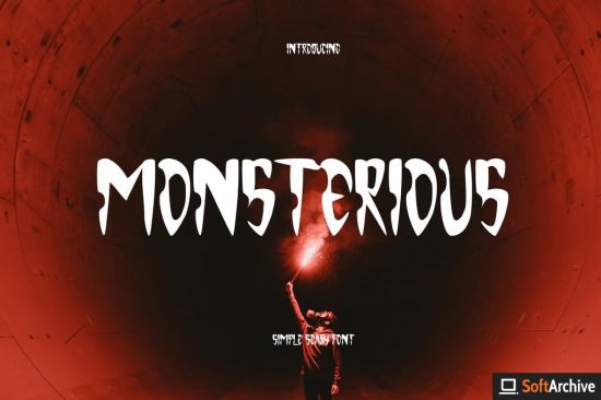 Monsterious   Scary Font